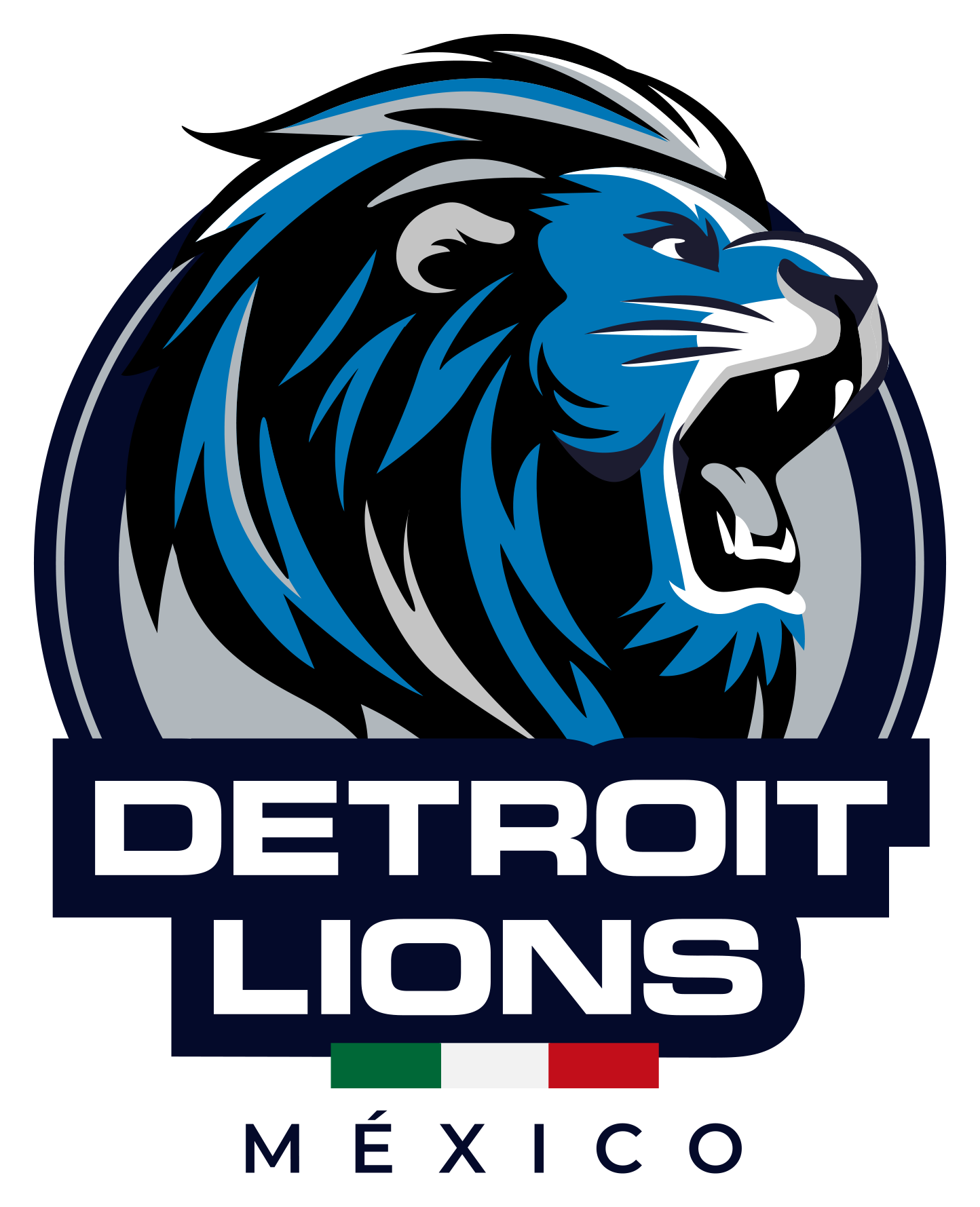 Detroit Lions México Logo